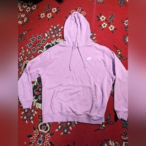 nike club fleece hoodie men's extra large xl violet lilac purple